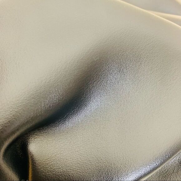 Vegan Leather Upside Down Shoulder Bag, Black - Picture 5 of 16